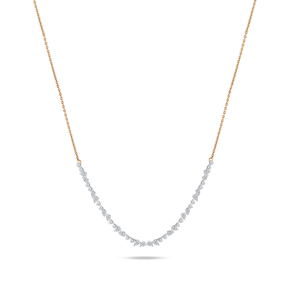 18K Yellow gold Diamond Collier - B-E-BG159N