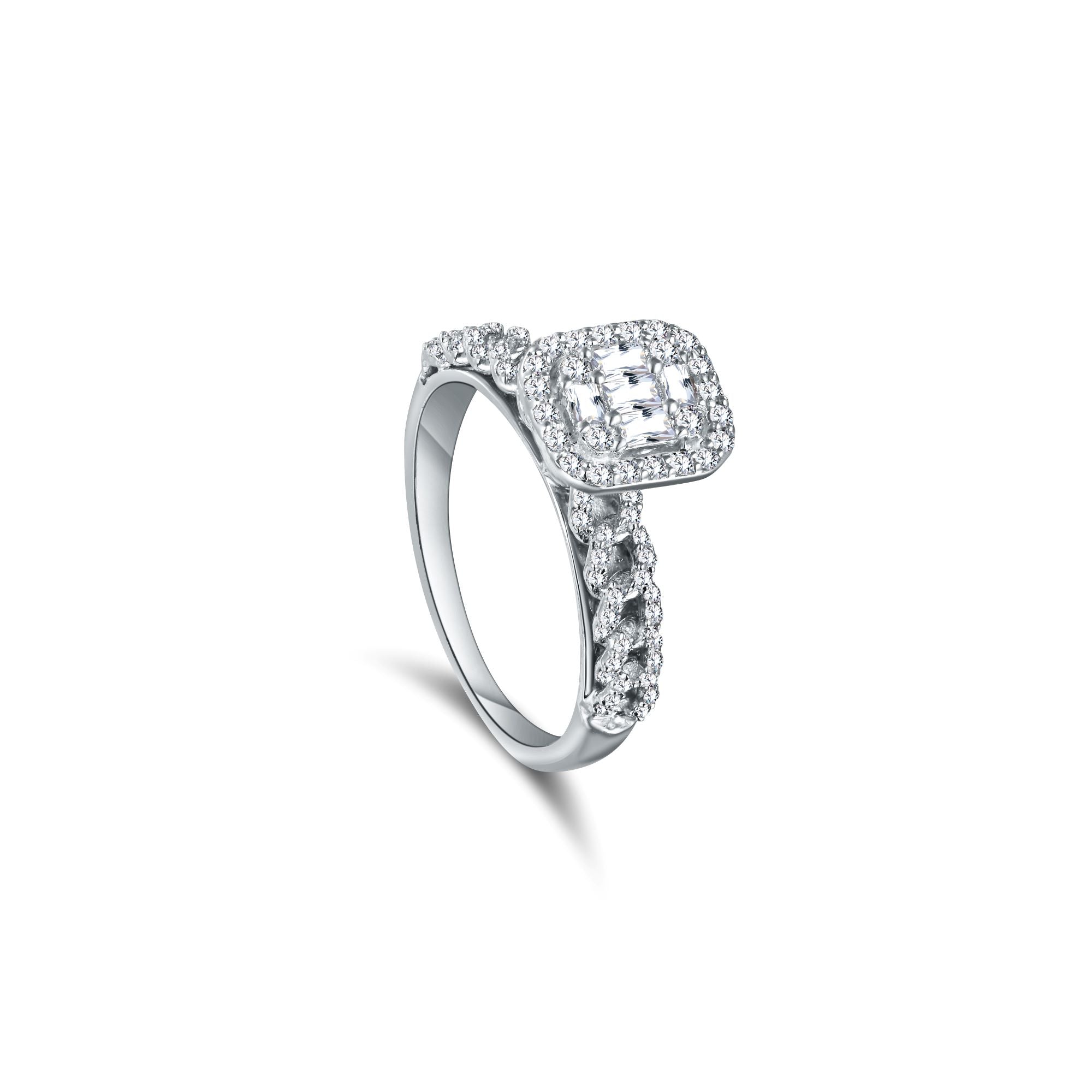 18K Gold Diamond TWINS - E-T149